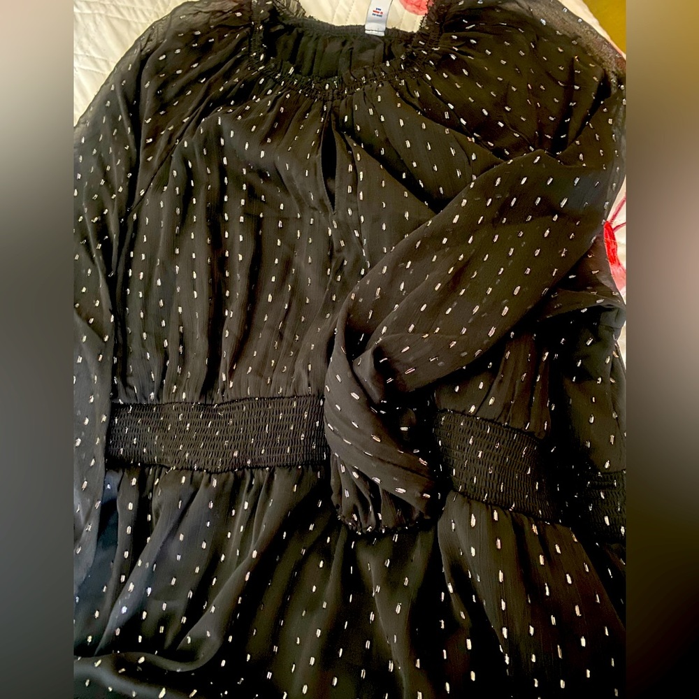 Black and Gold Dress
